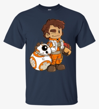 Poe Dameron And Bb 8 T Shirt Men - Golden Knights Shirt With Groot