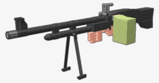 First Person Point Of View Model Based On The M60e4 - Assault Rifle