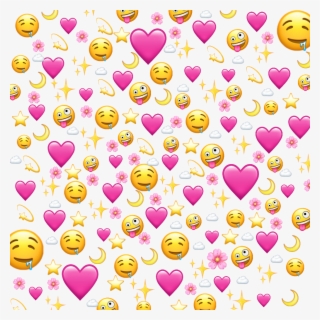 🌺✨ Love Flower Pink Emoji Ios Iphone Heart Meme Cloud - Emoji