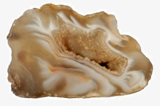 Geode Mineral White - Brown And White Mineral