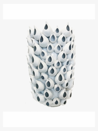 White Urchin Vase - Vase