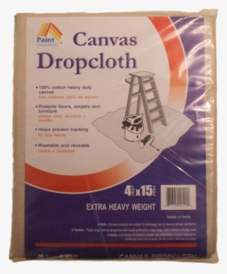 Paint Essentials Canvas Drop Cloth 4 Ft X 15 Ft Ehw415 - Paint Essentials 12-feet Canvas Drop Cloth Jj298420