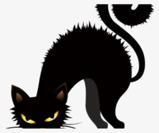 Black Cat Halloween Clipart