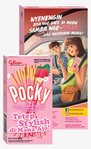 Pocky Strawberry - Flyer