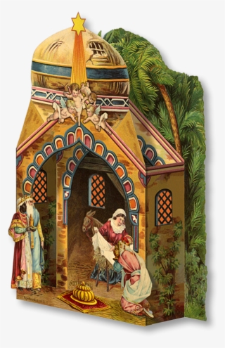 Kerst 1 Nativity Creche, Christmas Nativity, Christmas - Dome Miniature Nativity