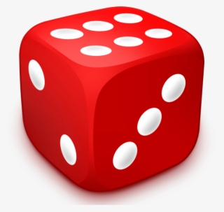 Dice Clipart Large Red - Maths Book For Competitive Exams
