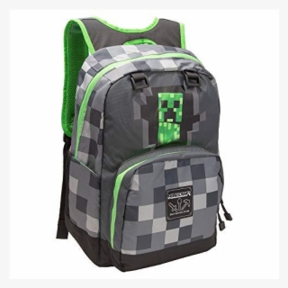 29 Pcs Jinx Minecraft Creepy Creeper Kids Backpack - Minecraft Creepy Creeper Single Backpack