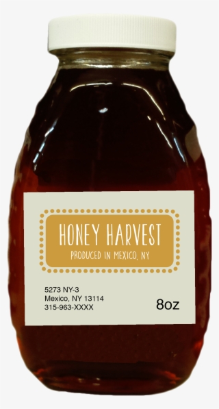 Honey Jar Product Example - Glass Bottle
