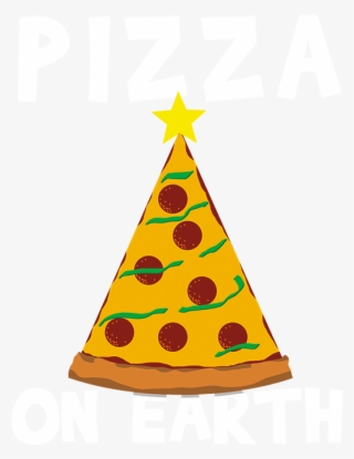 Pizza On Earth Christmas Tree - Christmas Pizza Png
