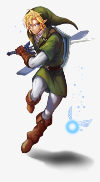 Link Ocarina Of Time - Cartoon