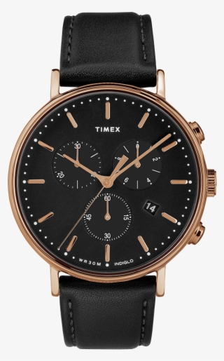 Men Watch Timex Fairfield Chronograph 41mm Leather - Timex Latest Men Watches