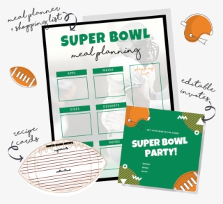 Get Instant Access To Your Super Bowl Planning Printables - Paper