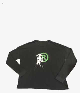 Brad Pitt Green/white 1/1 - Long-sleeved T-shirt