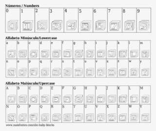 Font Details Sbc Baby Blocks - Fontes De Letras Vikings