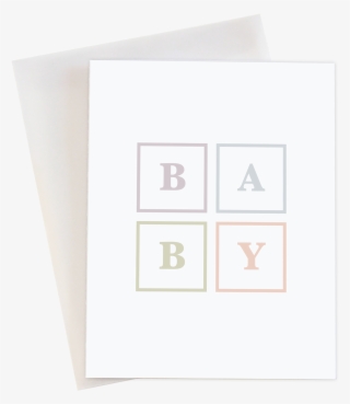 Home / Single Cards / Baby / Blocks - Paper
