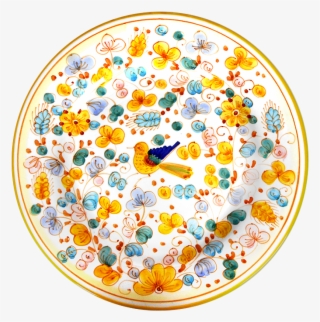 Salad Plate Arabesco Giallo - Circle