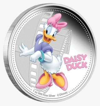 2014 1 Oz Silver Coin - Daisy Duck In Circle