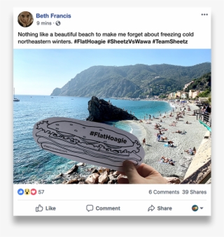 Flat Hoagie Facebook Post - Sea