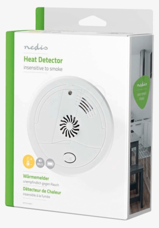 Heat Detector, Low Battery Alert Nedis Dtcth10wt - Circle