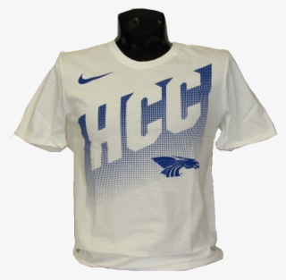 Nike S/s White Tee With Power Dragon Logo Stamped In - Active Shirt