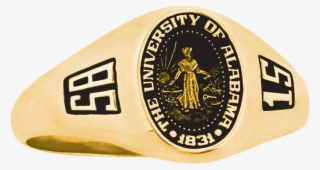 University Of Alabama Women's Laurel Ring - Emblem