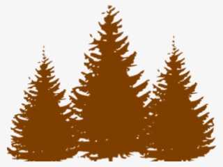 Pine Tree Clipart Oregon Tree - Winter Trees Silhouette Vector