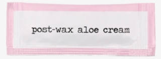 Replacement Aloe Cream - Label