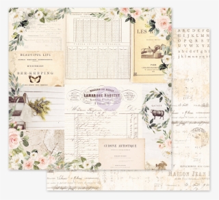 Spring Farmhouse 12 X 12 Paper Pack/ 6 Sheets - Paper