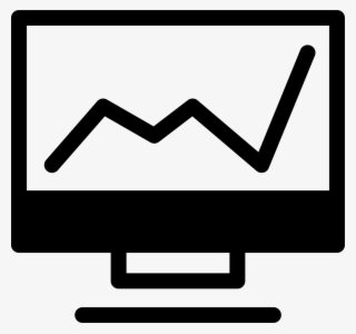 Line Graphic On A Computer Monitor In A Circle Comments - Computadora Grafico