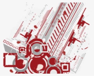 Abstract Clipart Cool Background - Techno Vector Png