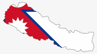 Nepal - Mapa Y Bandera De Nepal