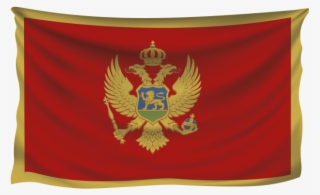 Wavy Montenegro Flag - Montenegro Flag