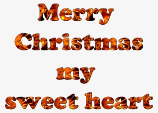 Merry Christmas Sweet Heart - Poster