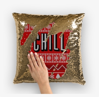 Chill Holiday ﻿sequin Cushion Cover - Nicolas Cage Sequin Pillow