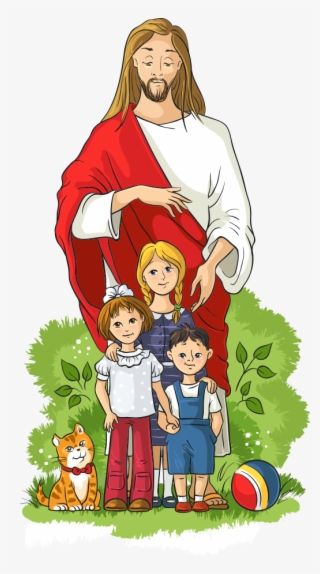 And Illustration Royalty Free Vector Child Jesus Children - Jesus Christ Cartoon
