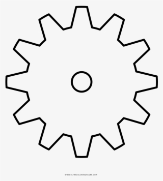 Cogwheel Coloring Page