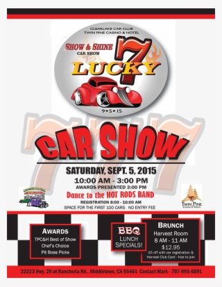 Lucky 7 Car Show Flyer - Flyer