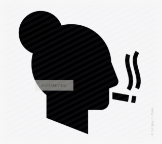 Free Png Download Smoking Woman Icon Png Images Background - Smoking Woman Icon