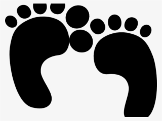 Sparkle Clipart Baby Footprint - Baby Feet Vector Png