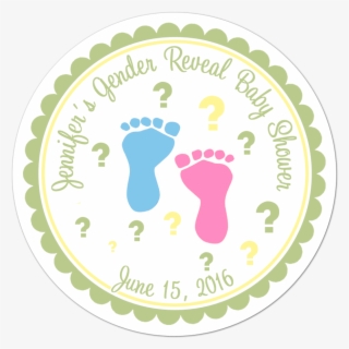 Gender Reveal Baby Feet Personalized Sticker - Infant Loss