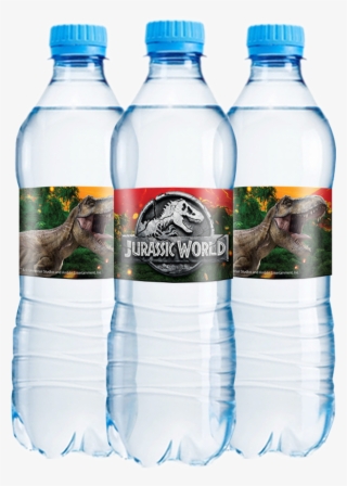 Adesivo Rótulo De Garrafa Jurassic World - Festa Do Jurassic World 2