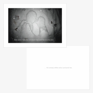 'misty' Holiday Greetings Card - Bush 50 Words For Snow