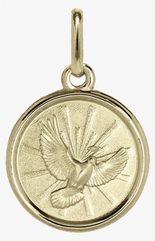 Iniciomedallas De Platamedalla Del Espíritu Santo Dorada - Medalla De Oro Espiritu Santo