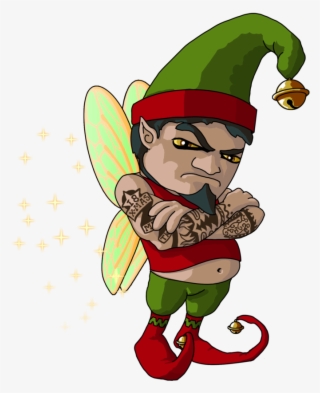 Ralf The Pixie - Grumpy Elf Clipart