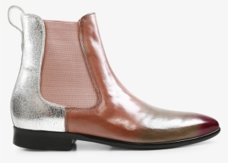 Ankle Boots Emma 8/tm Crust Crush Metal Shade Dark - Chelsea Boot