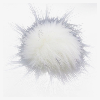 Miminoo Small Faux Fur Pom Poms - White Fur Pom Pom Png