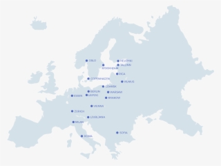 European Tour - Europe Map White Png