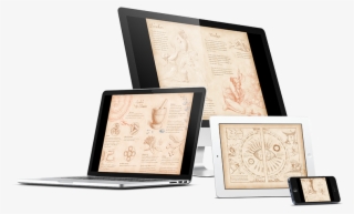 Mockup Of Teen Wolf Bestiary Ebook On Various Devices - Plywood