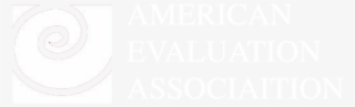 American Evaluation Association Logo White - Poster