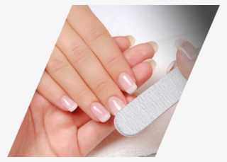 Hands Receiving Manicure Treatment - วิธี ตัด เล็บ ทรง เหลี่ยม